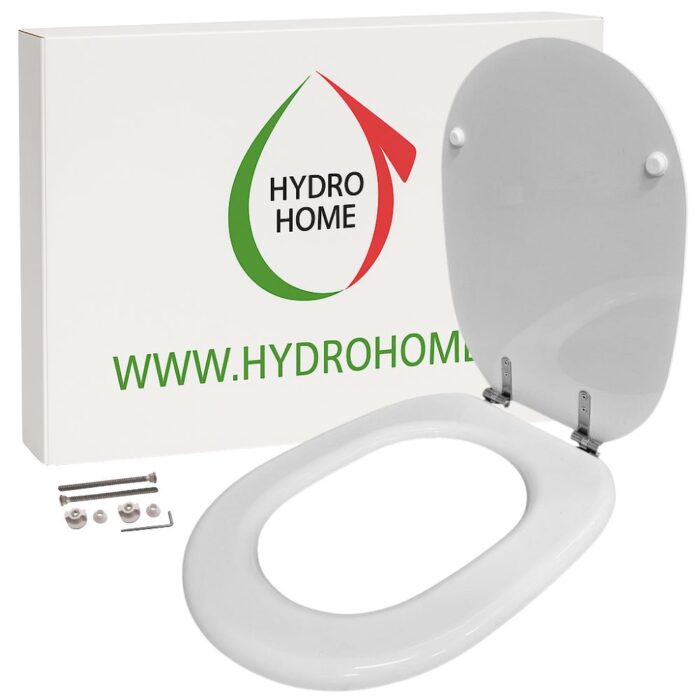 Copriwater Linda Ideal Standard legno rivestito in resina poliestere Bianco I.S. - immagine 1