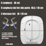 Copriwater Fantasia 2 Slim Pozzi Ginori termoindurente bianco - immagine 2