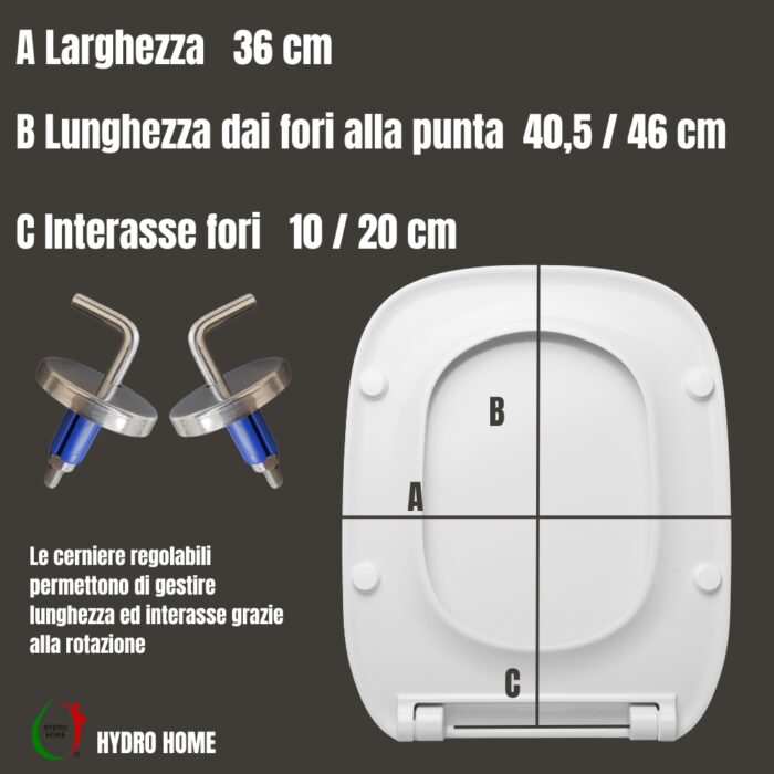 Copriwater Fantasia 2 Slim Pozzi Ginori termoindurente bianco - immagine 2