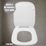 Copriwater Fantasia 2 Slim Pozzi Ginori termoindurente bianco - immagine 5