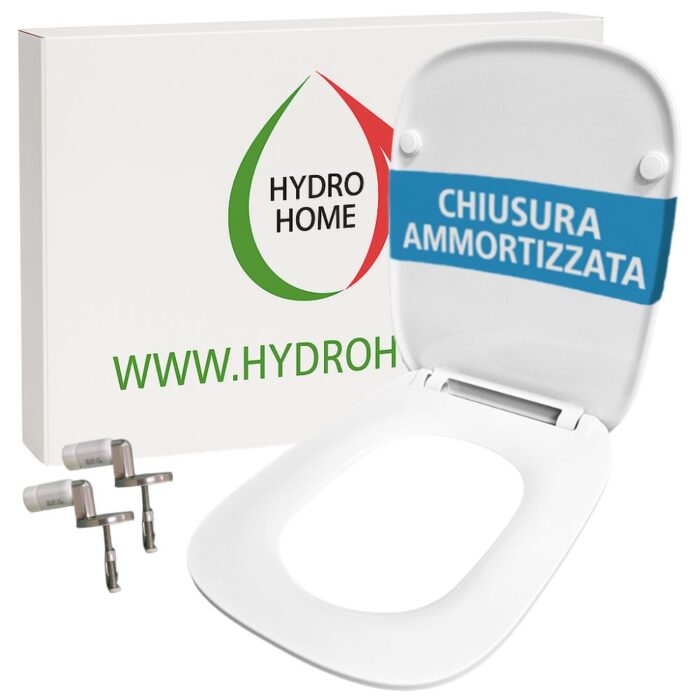 Copriwater Fantasia 2 Slim Pozzi Ginori termoindurente bianco Soft Close - immagine 1