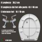 Copriwater Karla Rak Ceramics termoindurente bianco - immagine 2