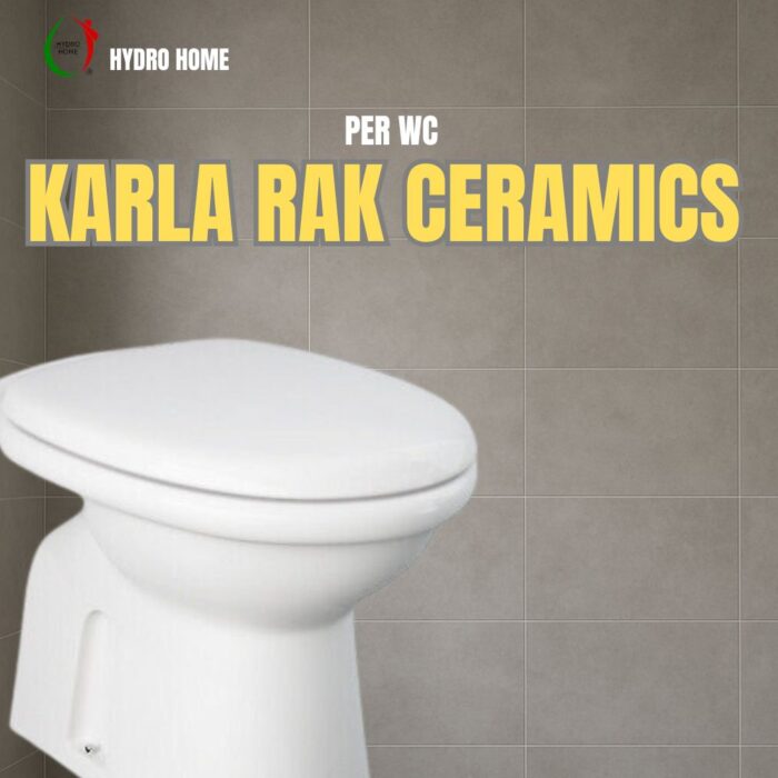 Copriwater Karla Rak Ceramics termoindurente bianco - immagine 5