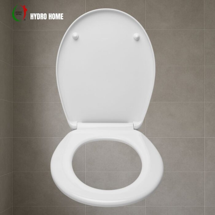 Copriwater Karla Rak Ceramics termoindurente bianco - immagine 6