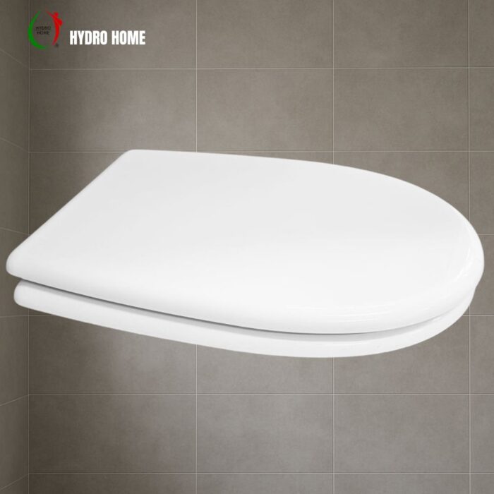 Copriwater Aretusa Cesame legno rivestito in resina poliestere bianco - immagine 5