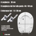 Copriwater Liuto Ideal Standard legno verniciato Bianco I.S. economico - immagine 2