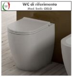 Copriwater Smile Cielo termoindurente bianco Soft Close come originale - immagine 5