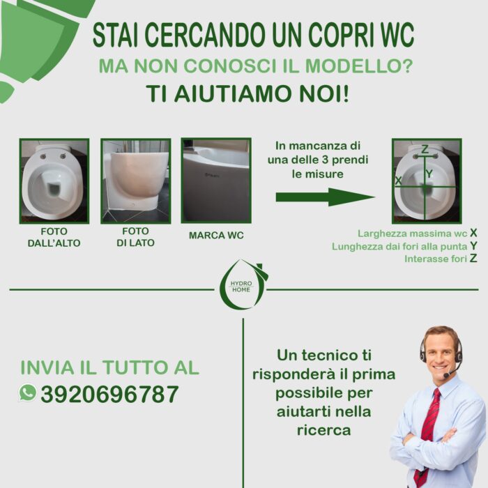 Copriwater Smile Cielo termoindurente bianco Soft Close come originale - immagine 9