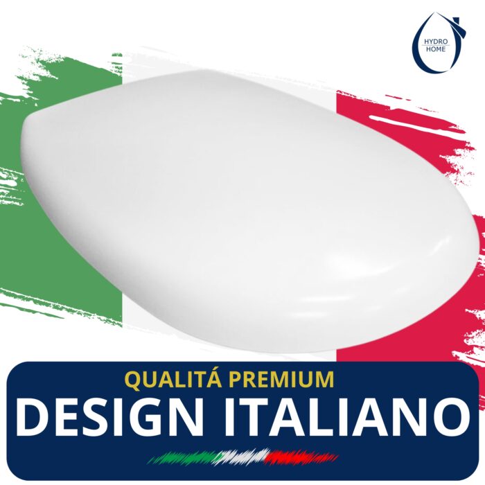 Copriwater Easy Pozzi Ginori Soft Close e Sgancio Rapido termoindurente bianco come originale - immagine 6