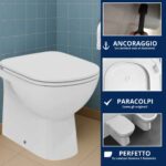 Copriwater Gemma 2 Dolomite termoindurente bianco come originale - immagine 4