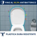 Copriwater Tesi Ideal Standard termoindurente bianco come originale - immagine 3