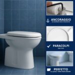 Copriwater Pozzi Ginori Ydra dedicato – Termoindurente bianco come originale - immagine 4