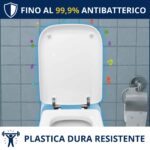 Copriwater Conca Ideal Standard termoindurente bianco - immagine 3