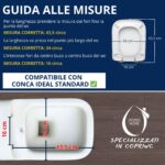 Copriwater Conca Ideal Standard termoindurente bianco - immagine 5