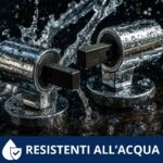 Cerniere regolabili Soft Close fissaggio dall alto per copriwc termoindurente con tassello rettangolare - immagine 3