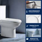 Copriwater Marylin Hatria termoindurente bianco come originale - immagine 4