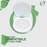 OCCASIONE, piccolo difetto - Copriwater Small + Twin Ideal Standard legno rivestito in resina poliestere - immagine 5