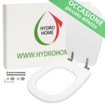 OCCASIONE, piccolo difetto - Copriwater Tesi Ideal Standard legno verniciato Bianco EUR economico