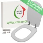 OCCASIONE, piccolo difetto - Copriwater Tesi Ideal Standard legno verniciato Bianco I.S. economico