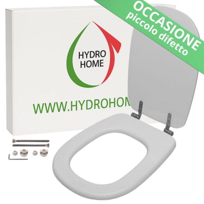 OCCASIONE, piccolo difetto - Copriwater Tesi Ideal Standard legno verniciato Bianco I.S. economico - immagine 1