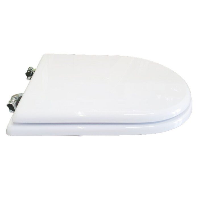 OCCASIONE, piccolo difetto - Copriwater Ydra Pozzi Ginori legno rivestito in resina poliestere bianco - immagine 6