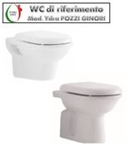 OCCASIONE, piccolo difetto - Copriwater Ydra Pozzi Ginori legno rivestito in resina poliestere bianco - immagine 4