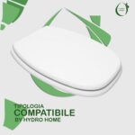 OCCASIONE, piccolo difetto - Copriwater Italica Pozzi Ginori legno rivestito in resina poliestere bianco - immagine 5