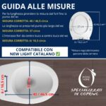 Copriwater New Light Catalano SLIM Soft Close e Sgancio Rapido fissaggio dall'alto termoindurente bianco - immagine 5