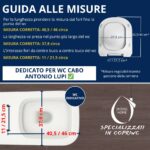 Copriwater Cabo Antonio Lupi dedicato – Termoindurente bianco come originale - immagine 5