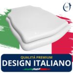 Copriwater Palace G.S.I. Facis legno rivestito in resina poliestere bianco Come Originale - immagine 6
