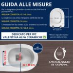 Copriwater Valentina Alfa Ceramiche legno rivestito in resina poliestere bianco - immagine 5