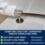 Cerniere soft close sgancio rapido per copriwater Hydro Home Easy 500 Quinta - immagine 3