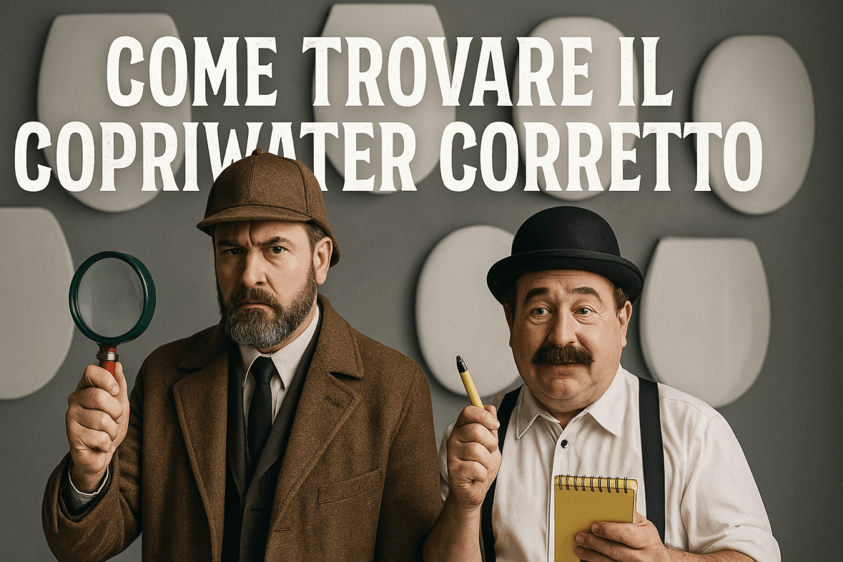 Come trovare il copriwater giusto con Hydro Home – guida illustrata con detective