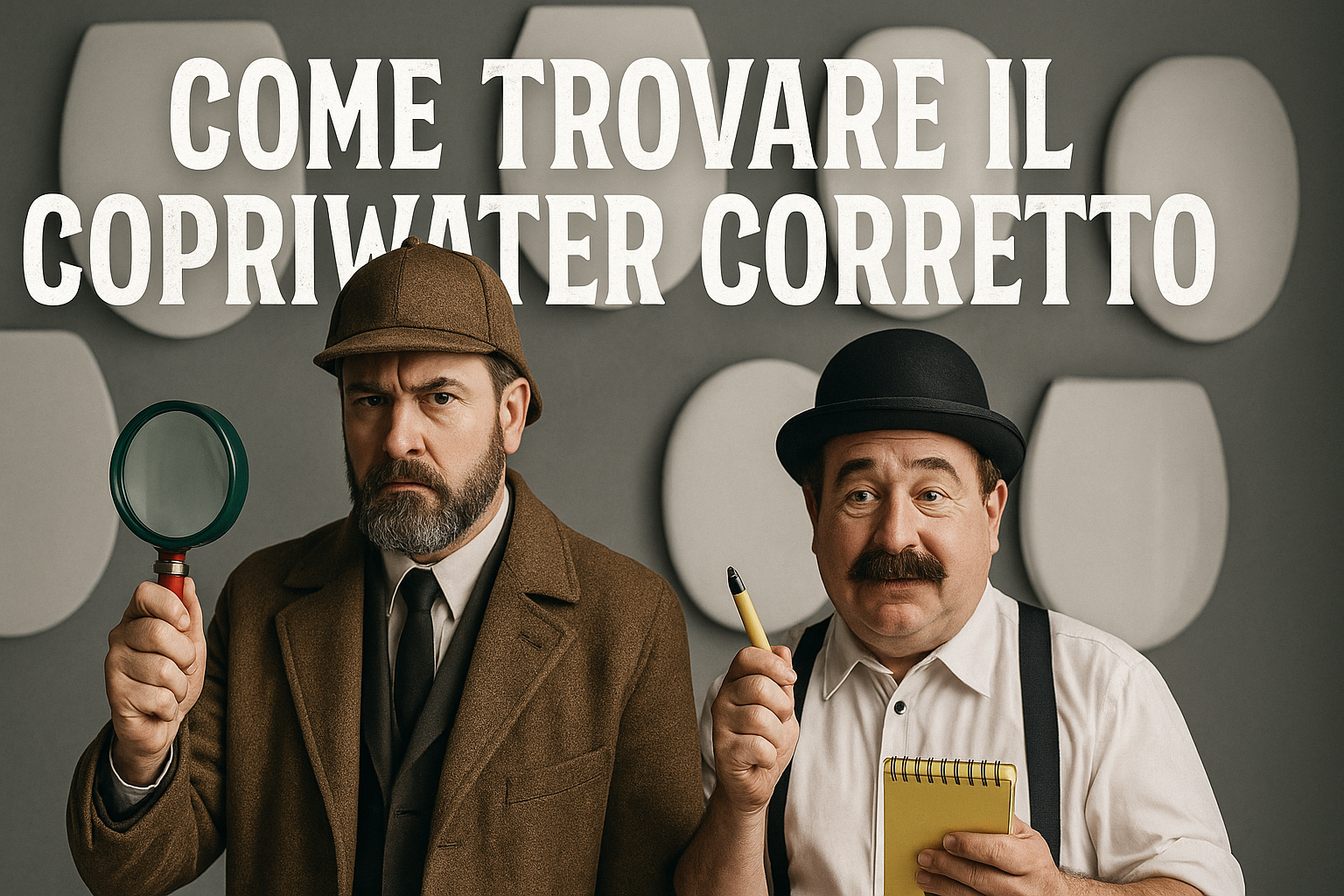 Come trovare il copriwater giusto con Hydro Home – guida illustrata con detective