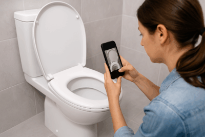 Inviare foto del WC per identificare il copriwater compatibile – Hydro Home