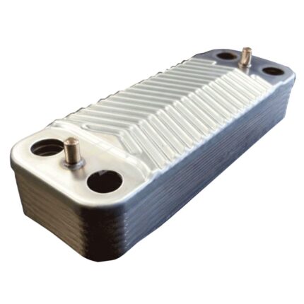 Scambiatore OR.14 piastre per caldaie Ariston  Rhoss – Attacchi ad innesto