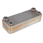 Scambiatore a 14 piastre senza raccordi – Attacchi 3/4” e 1/2” per Vaillant VCW, Sarigas, Pensotti