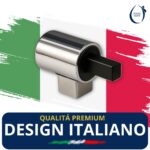 OCCASIONE, piccolo difetto - Cerniere fisse Soft Close fissaggio dall alto per copriwc termoindurente con tassello rettangolare - immagine 8