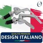 Cerniere per copriwc Aero in legno fisse ad espansione dall'alto cromo lucido - immagine 5