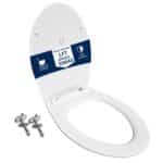 Copriwater LFT Spazio Simas Slim termoindurente bianco come originale