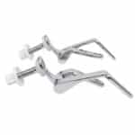 Cerniere per copriwater Conca legno MDF Eco inclinate cromate