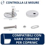 Kit Ripristino Cerniere – Sostituzione Dadi e Piastrine Persi - immagine 2