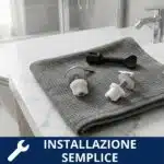 Cerniere fisse Titan per copriwater termoindurenti fissaggio dal basso chiave inclusa - immagine 3