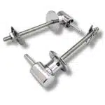 Cerniere fisse S274K per copriwater termoindurenti fissaggio dall'alto