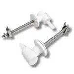 Cerniere fisse N089K per copriwater termoindurenti fissaggio dall'alto