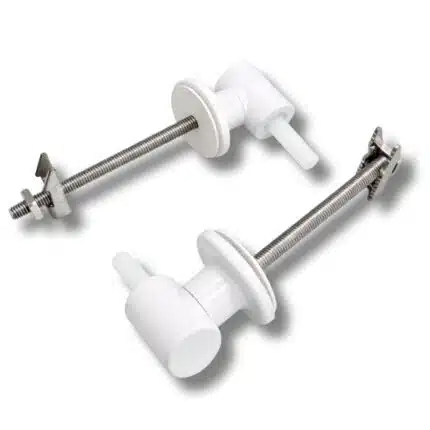 Cerniere fisse N089K per copriwater termoindurenti fissaggio dall'alto