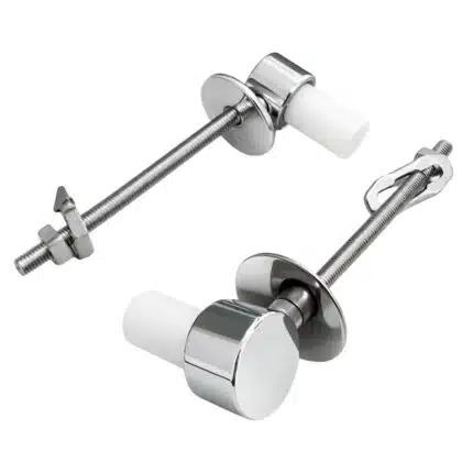 Cerniere fisse Atlas per copriwater termoindurenti fissaggio dall'alto