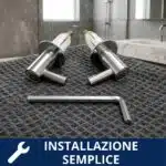 Cerniere fisse Vulcan per copriwater termoindurenti fissaggio dall'alto - immagine 3