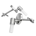 Cerniere regolabili Orion per copriwater termoindurenti fissaggio dall'alto