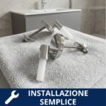 Cerniere regolabili Orion per copriwater termoindurenti fissaggio dall'alto - immagine 3